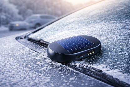 Solar Windshield De-Icer Antifreeze Device - Automatic Solar Windshield Ice Remover Hands-Free